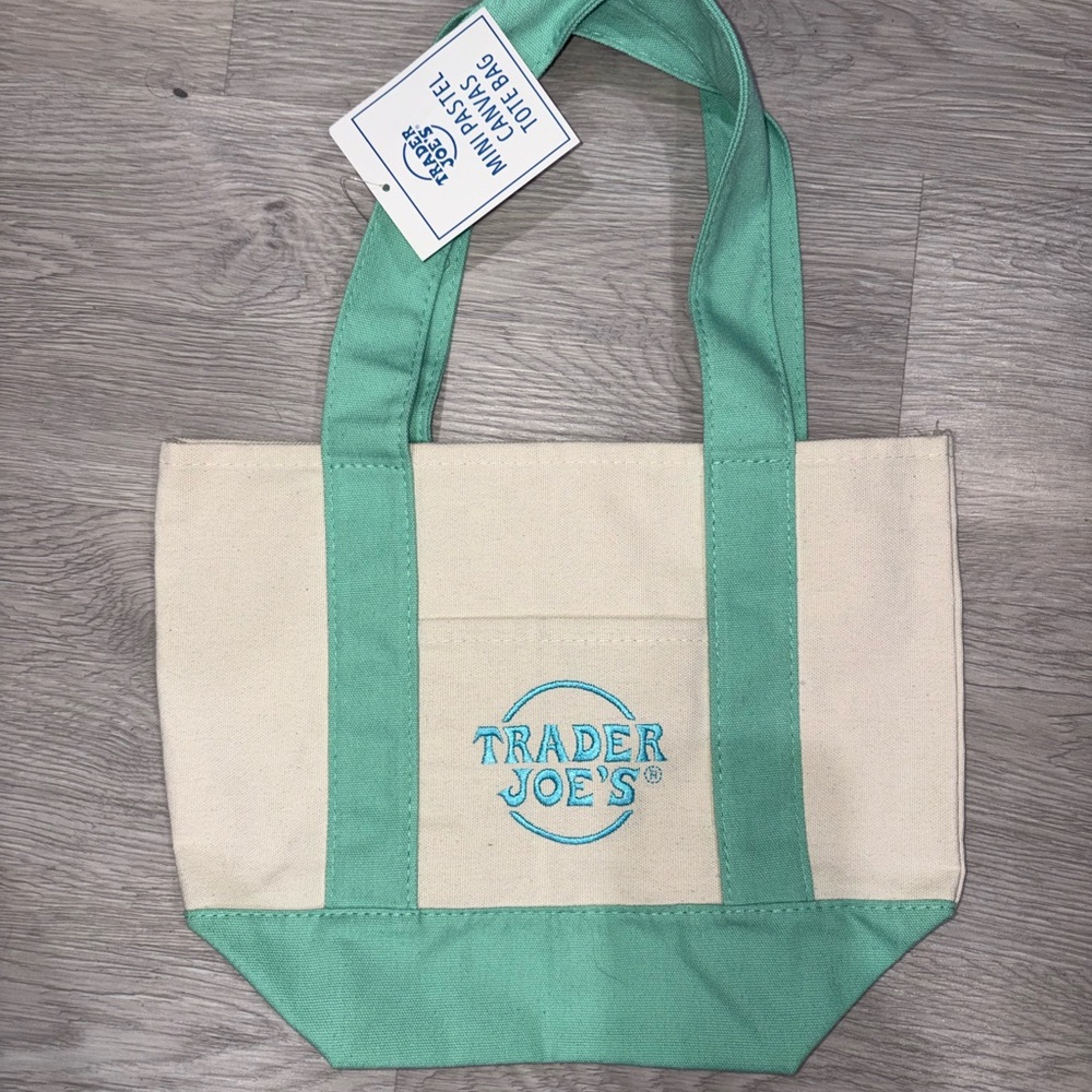 Green Trader Joe’s Mini Tote Bag